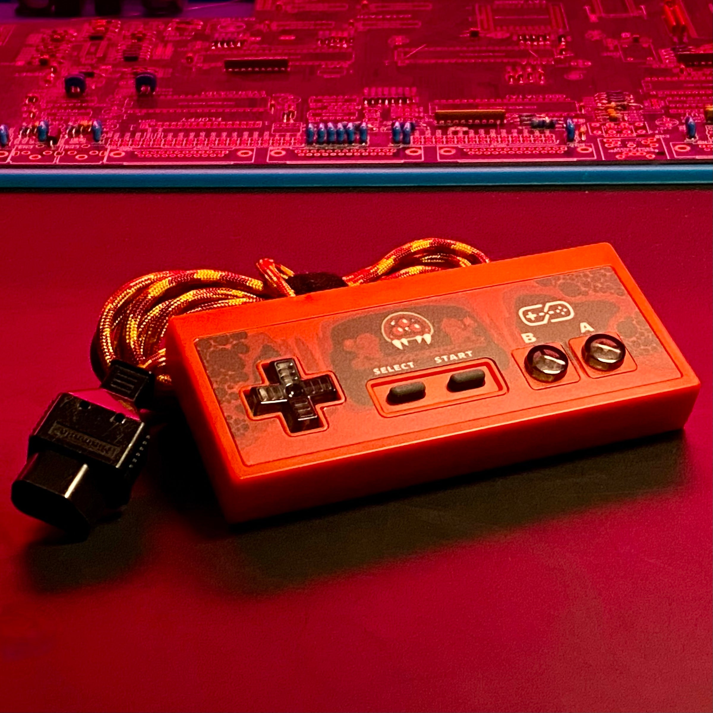 Custom uv printed Burger time Nes selling Controller